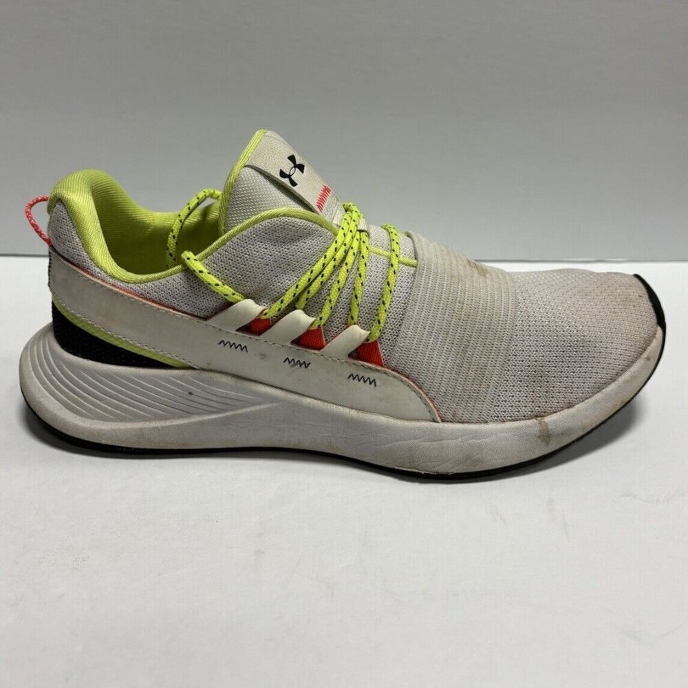 Under Armour Women’s Charged Breathe 2 White Training Shoes, Size 9.5 M